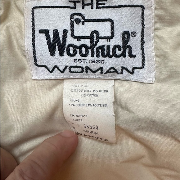 Woolrich Woman’s Youth Ski Jacket Coat Polyester/Nylon Size M USA MADE - Picture 8 of 11